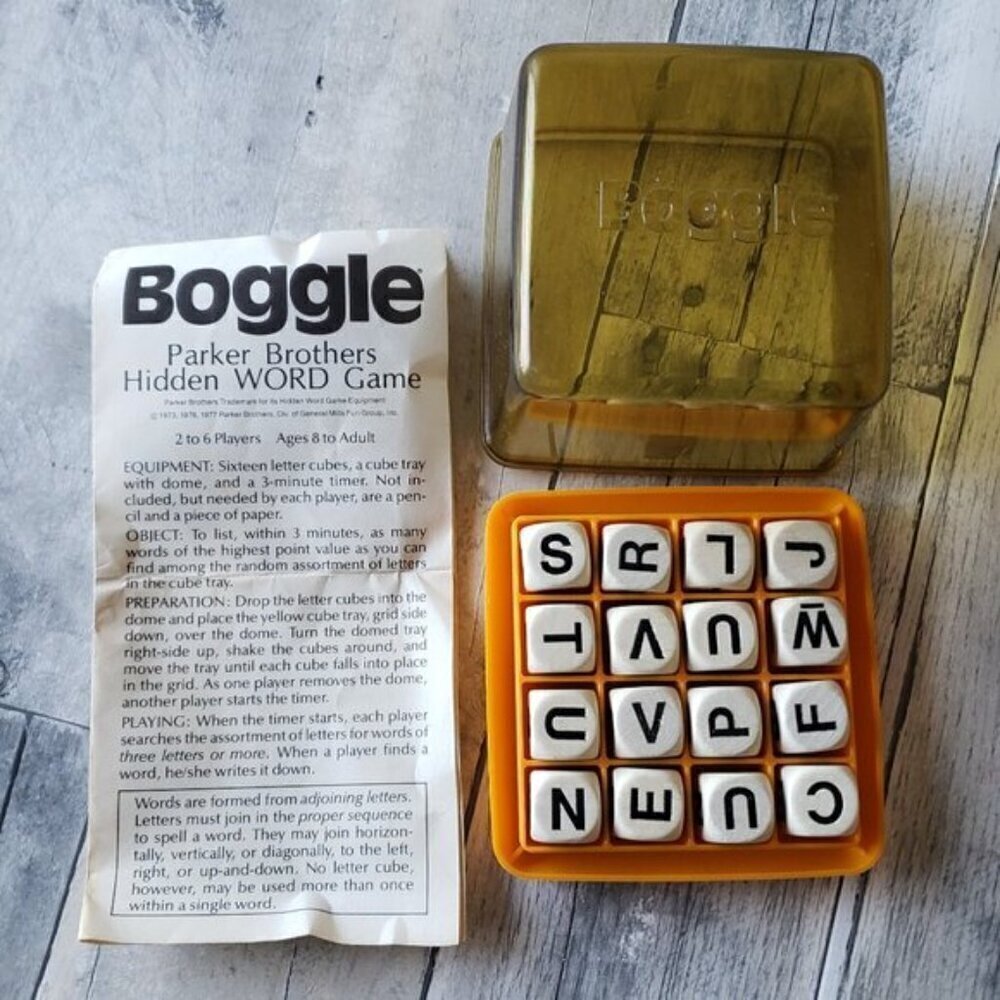 Vintage Boggle and Pocket Boggle